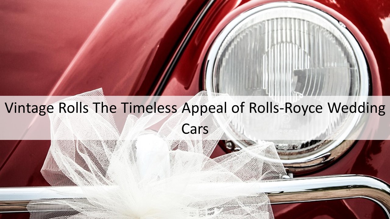 Black-Tie Affair Elegant and Formal Wedding Cars for a Classic Gift